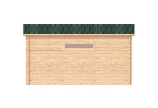 Trä garage 25 m² med förråd, 44mm