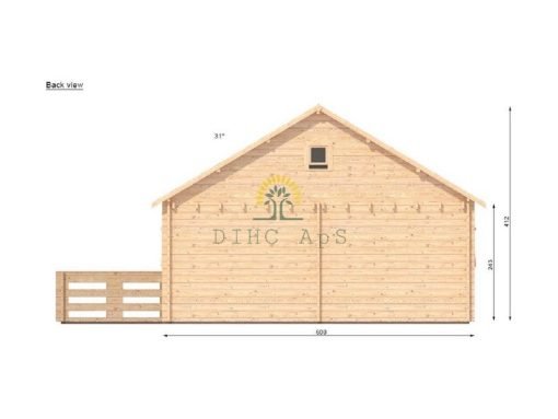 Gustav B 48 m² (6m x 8m) + terrass och loft - Bild 13