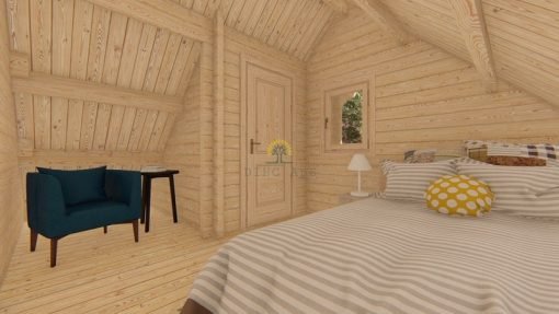 Sommarhus Felix 60m² (6m x 10m), 68 mm