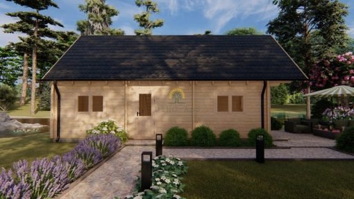 Sommarhus Felix 60m² (6m x 10m), 68 mm