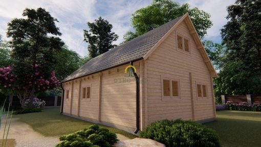 Sommarhus Felix 60m² (6m x 10m), 68 mm