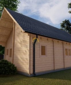 Sommarhus Felix 60m² (6m x 10m), 68 mm