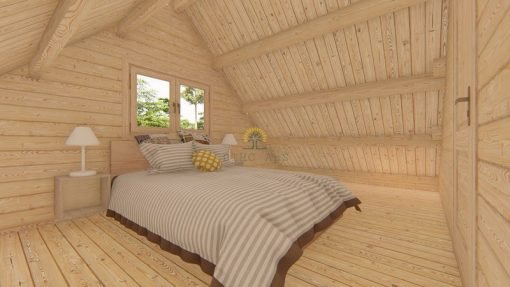 Sommarhus Felix 60m² (6m x 10m), 68 mm