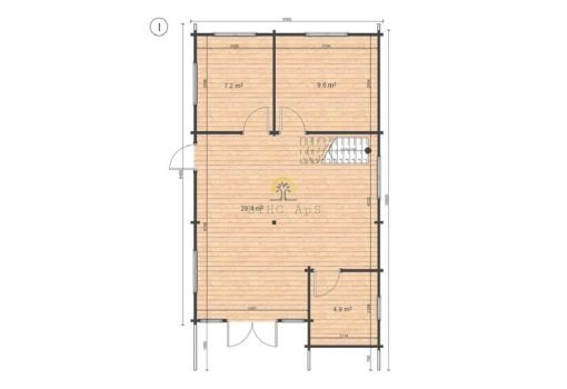 Felix 60 m² (6m x 10m), 68mm - Bild 15