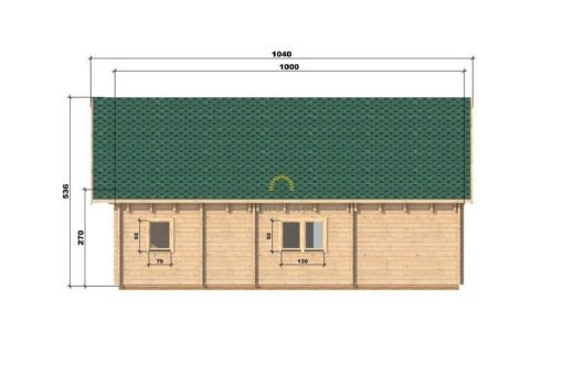 Felix 60 m² (6m x 10m), 68mm - Bild 20