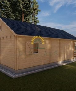 Sommarhus Gustav (6m x 8m), 44mm