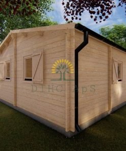 Fritidshus Louise (6m x 6m), 44mm