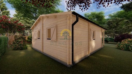 Fritidshus Louise (6m x 6m), 44mm