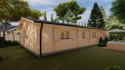 Sommarhus Sevilla (7.8 m x 13.74 m), 68mm