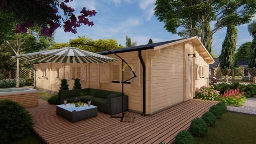 Sommarhus Sevilla (7.8 m x 13.74 m), 68mm