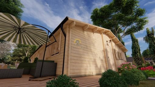 Sommarhus Sevilla (7.8 m x 13.74 m), 68mm