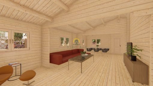 Sommarhus Sevilla (7.8 m x 13.74 m), 68mm