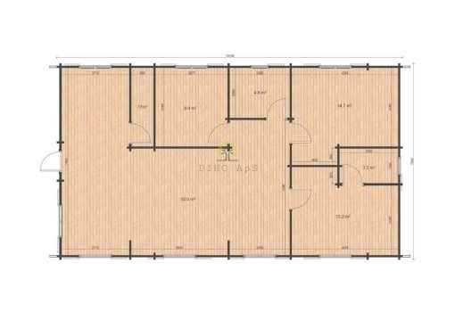 Sevilla 107m² (7.8 m x 13.74 m), 68mm - Bild 10