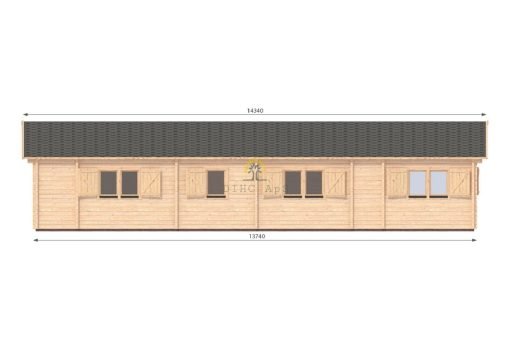 Sevilla 107m² (7.8 m x 13.74 m), 68mm - Bild 13