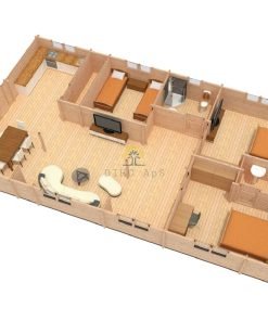Sommarhus Sevilla (7.8 m x 13.74 m), 68mm