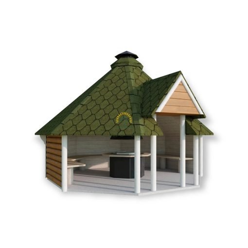 Öppen grillkåta 16.5 m²