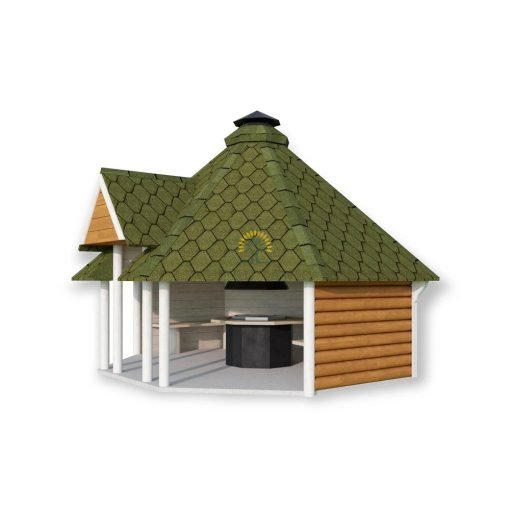 Öppen grillkåta 16.5 m²
