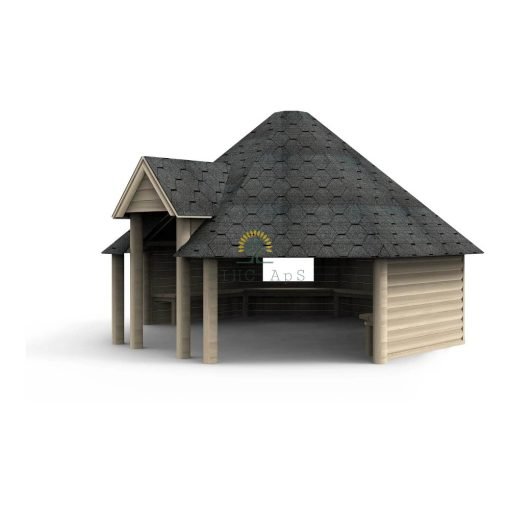 Öppen grillkåta 16.5 m²