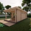 Attefallshus Bergen (4,2m x 8m), 44mm