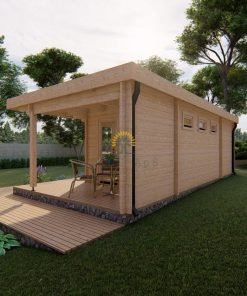 Attefallshus Bergen (4,2m x 8m), 44mm