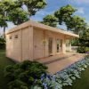 Attefallshus Bergen (4,2m x 8m), 44mm