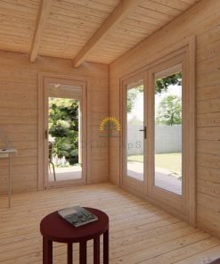 Attefallshus Bergen (4,2m x 8m), 44mm