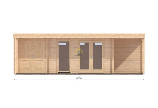 Bergen 33,6m² (4,2m x 8m), 44mm - Bild 9