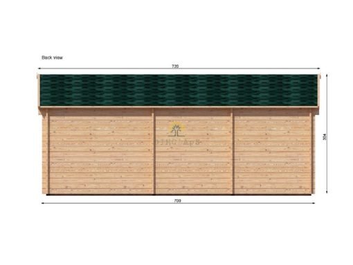 Hakan B 50 m² (7m x 7.19m) + terrass; 44mm - Bild 15