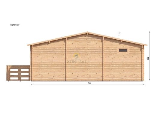 Hakan B 50 m² (7m x 7.19m) + terrass; 44mm - Bild 17