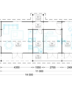 Fritidshus TOSCANA 50m²