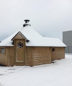 Grillkåta 16,5 m² med 2,5 m bastu