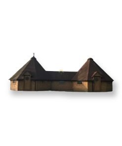 2 ansluten 2 x 25 m² Grillkåta + 3 m korridor