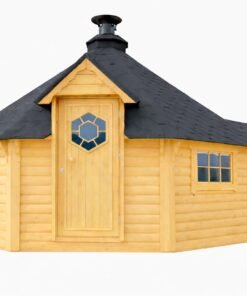 Grillkåta 16.5 m2 med 2.5 m tillbyggnad