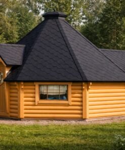 Grillkåta 16.5 m2 med 2.5 m tillbyggnad