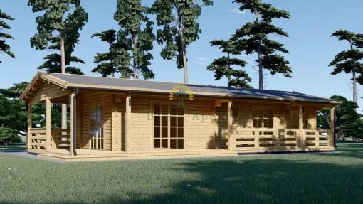 Fritidshus TOSCANA 4.8 m x 11 m + terrass 3 m