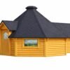 Grillkåta 16.5 m2 med 2.5 m tillbyggnad