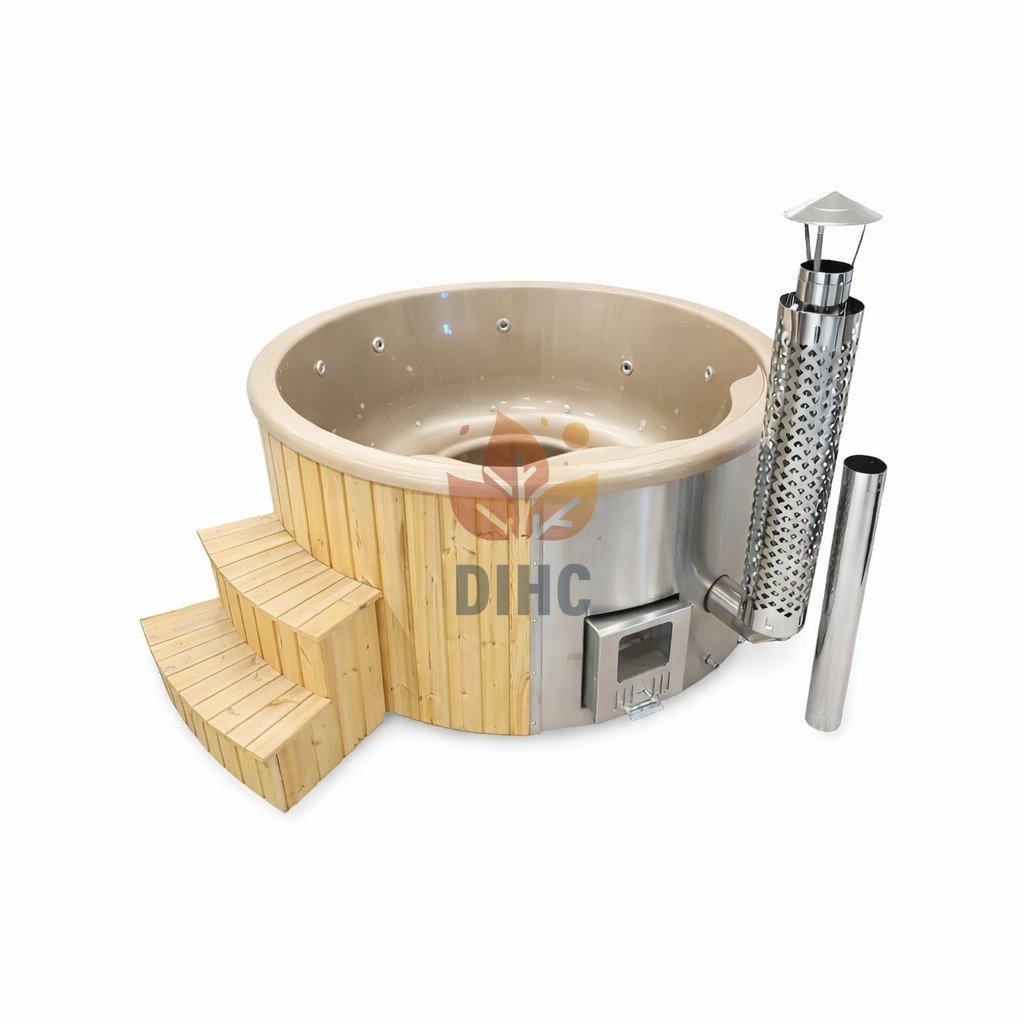 Badestamp med akrylinsats Ø1.8 / Ø2.0 m