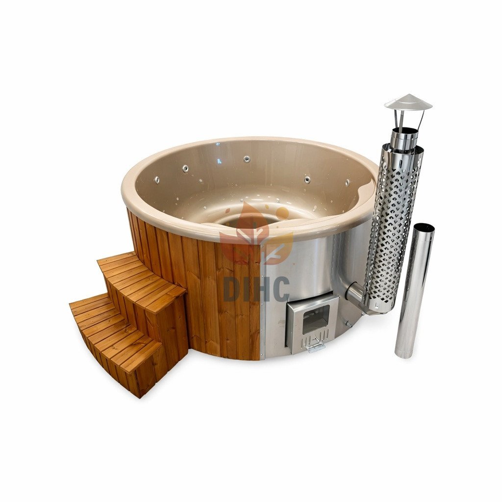 Badestamp med akrylinsats Ø1.8 / Ø2.0 m