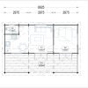 Fritidshus Amelia 54 m², 44 mm/66 mm