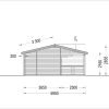 Fritidshus Amelia 54 m², 44 mm/66 mm