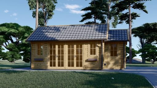 Attefallshus ELLA 28m², 44mm/66mm