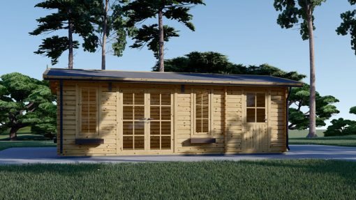 Attefallshus LEA 28m², 44mm