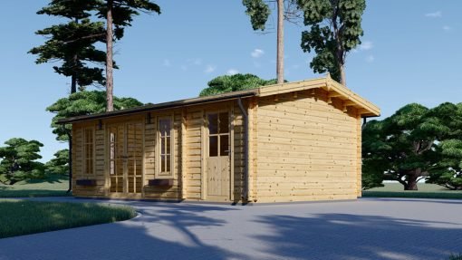 Attefallshus LEA 28m², 44mm