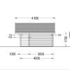 Attefallshus CLARA 28m², 44mm/66mm