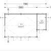 Attefallshus ELLA 28m², 44mm/66mm