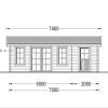 Attefallshus LEA 28m², 44mm