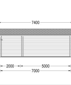 Attefallshus LEA 28m², 44mm