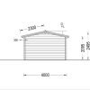 Attefallshus LEA 28m², 44mm
