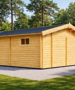 6x6 Trädgårdsskjul med Terrass TOR 36 m²