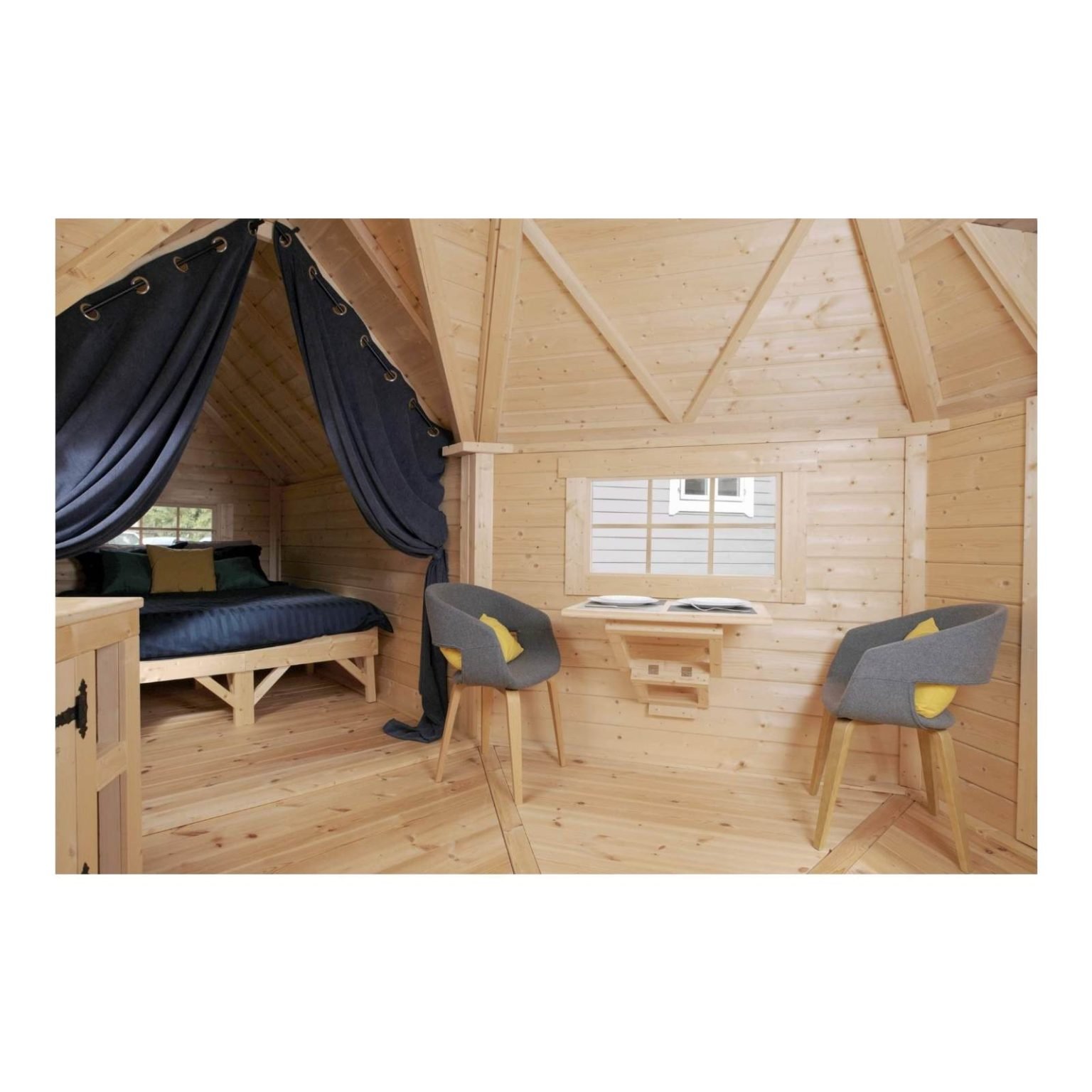 Camping stuga 9.2 m² med 2 förlängning
